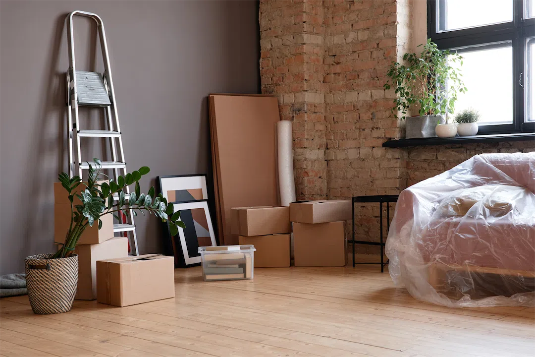The clean, modern interior of a well-managed rental property in Alaska.